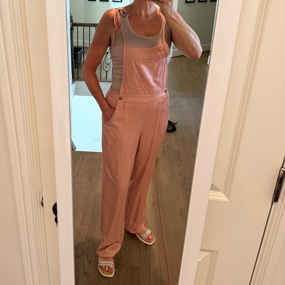 Kori Tie-Shoulder Overalls Jumpsuit